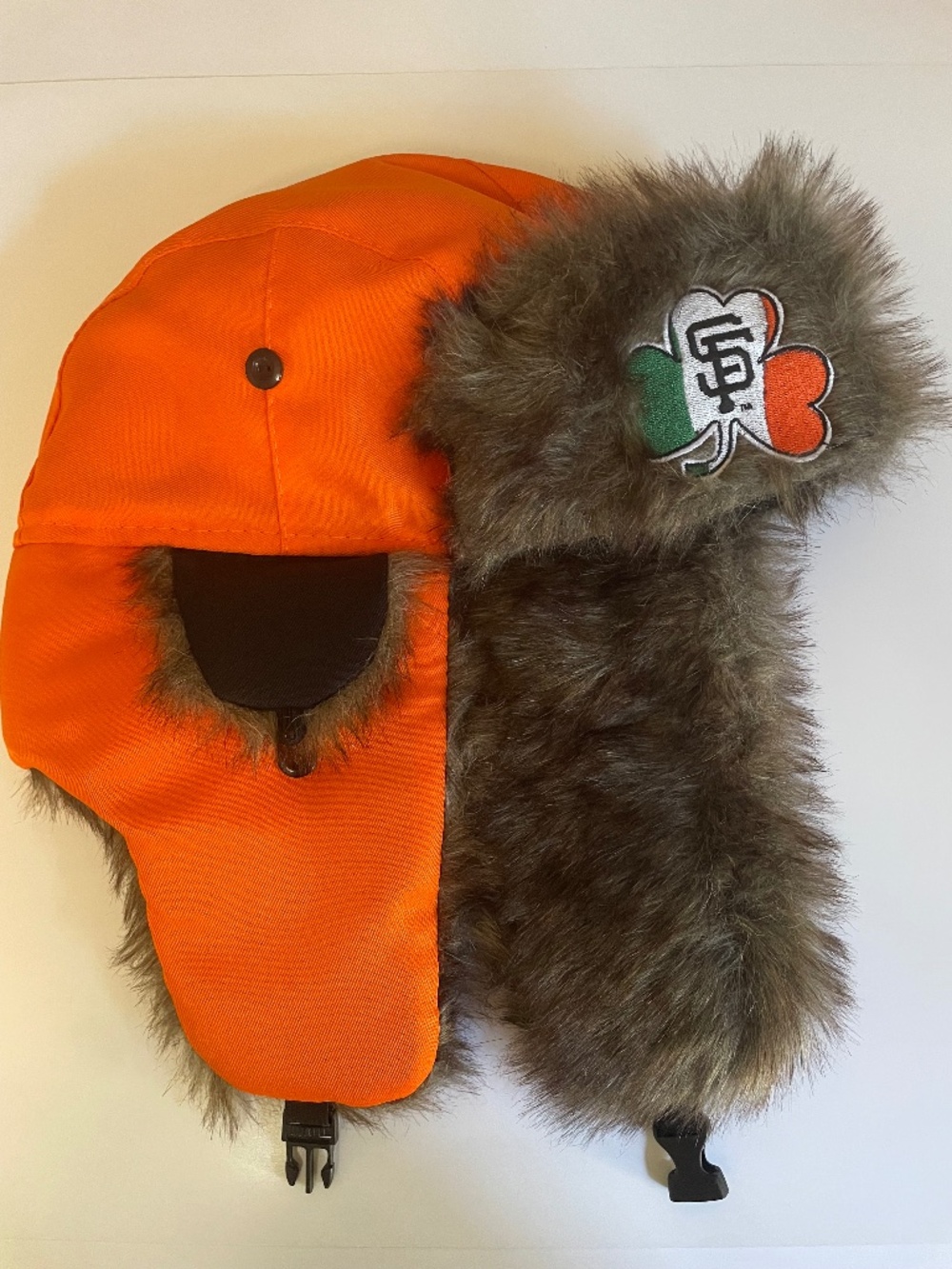 SF Giants Two Flaps Down Irish Heritage Night Snow Hat